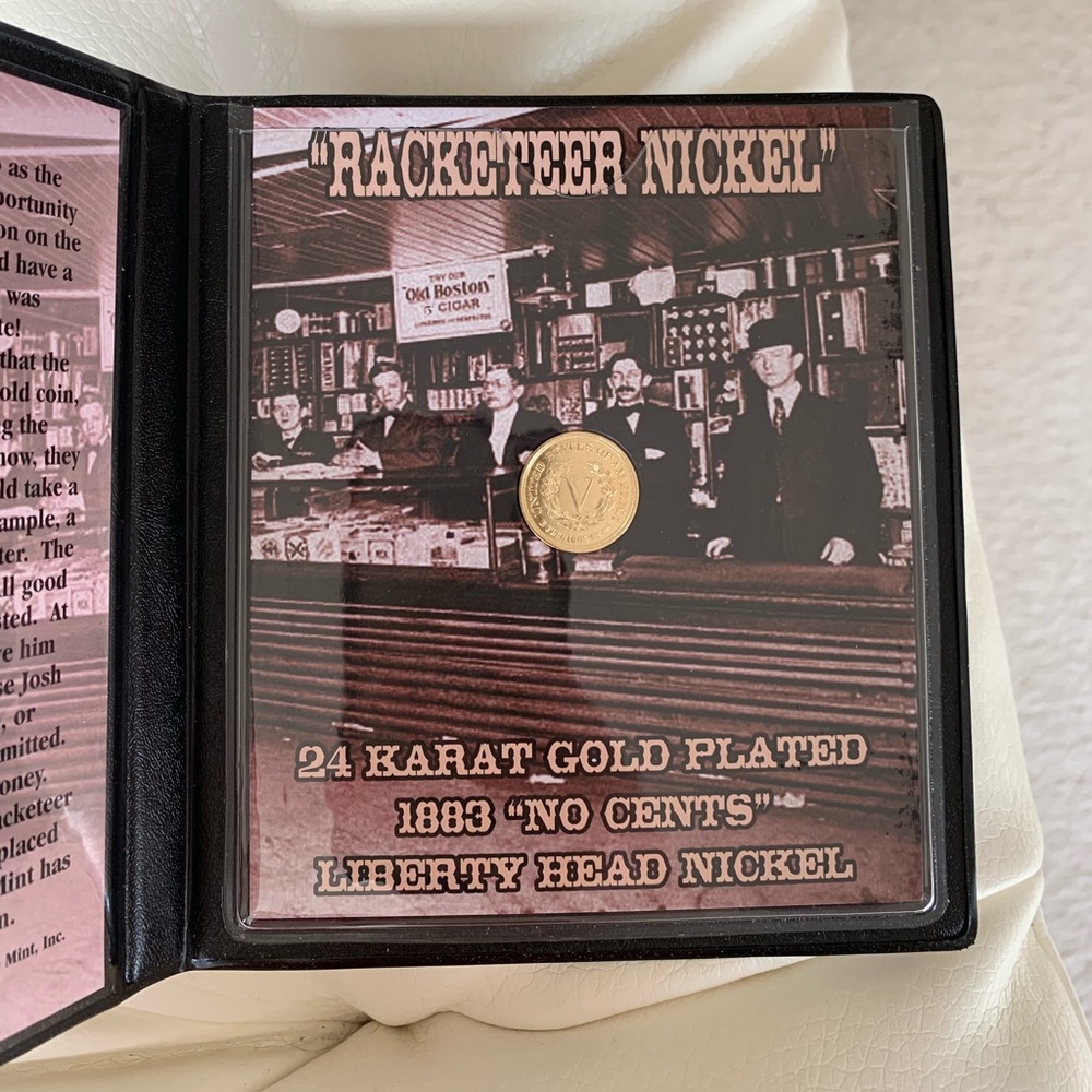 Racketeer nickel 1883 no cents